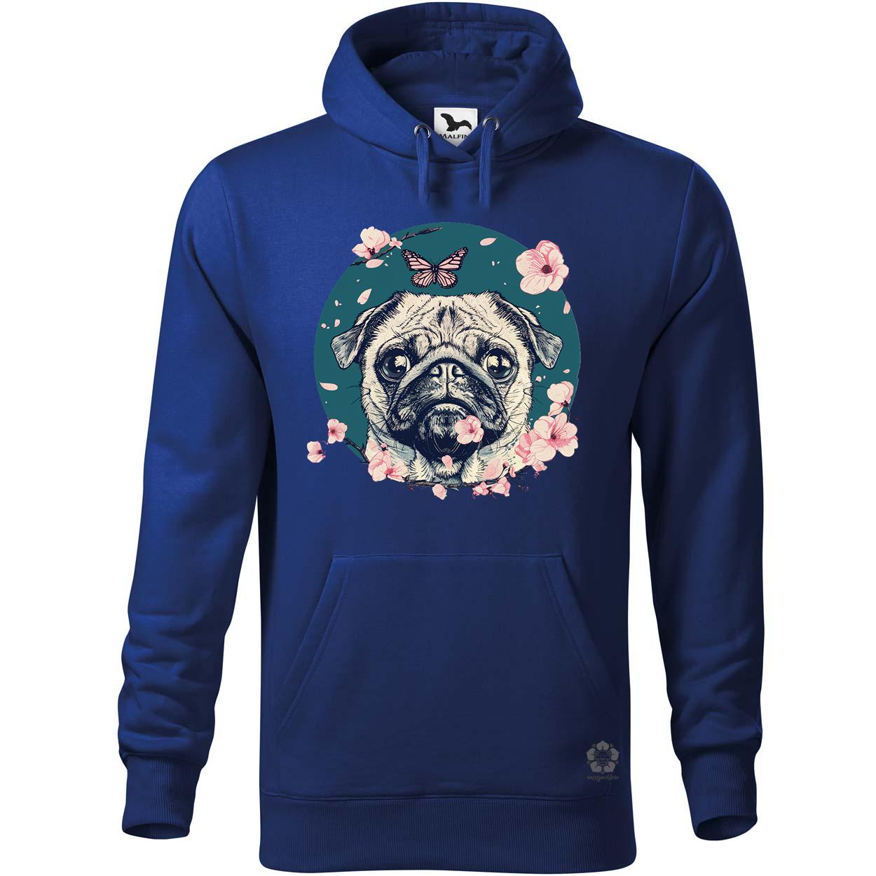 Mopsz és pillangó v2 egyedi  pulóver 