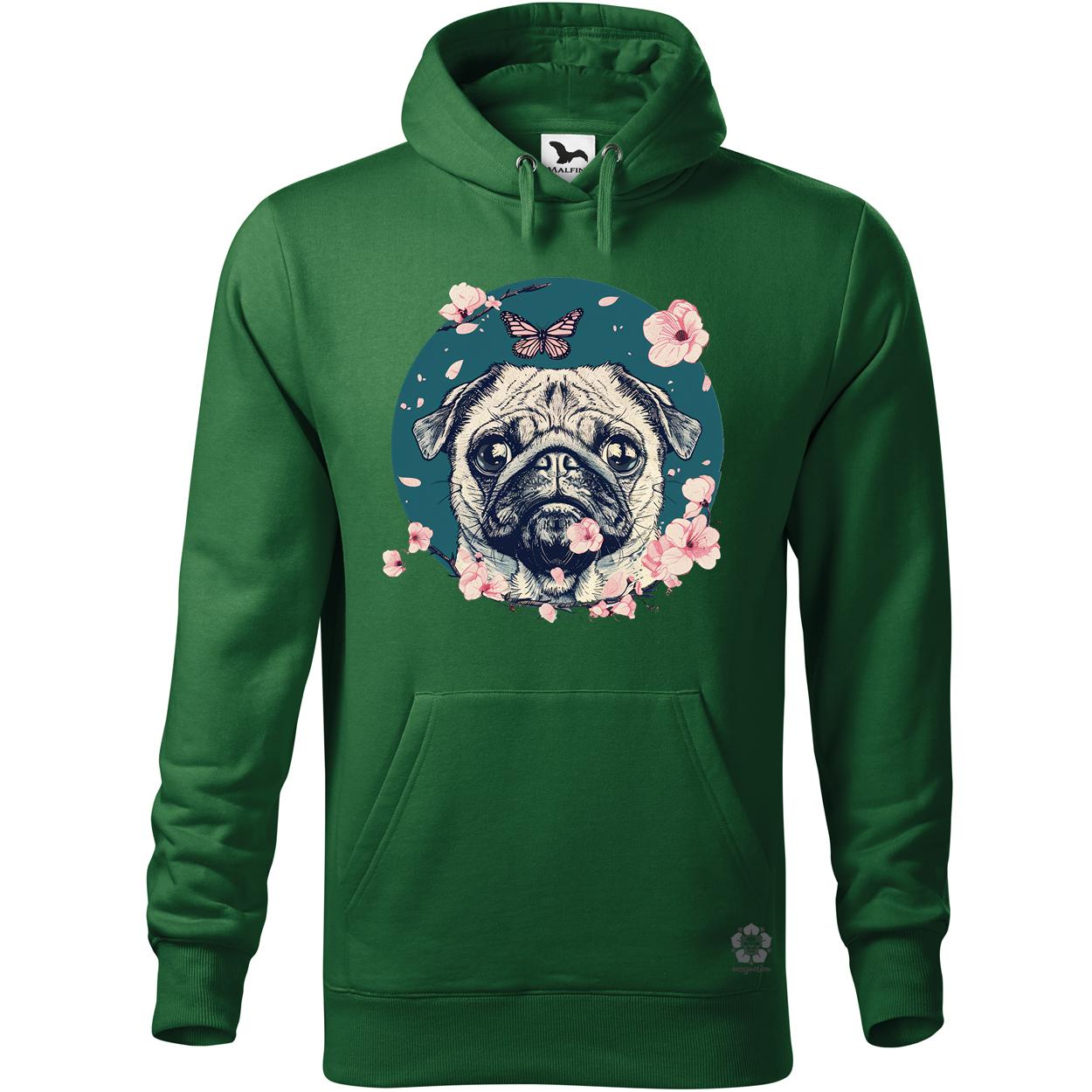 Mopsz és pillangó v2 egyedi  pulóver 