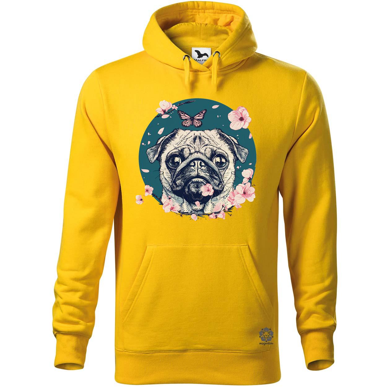 Mopsz és pillangó v2 egyedi  pulóver 