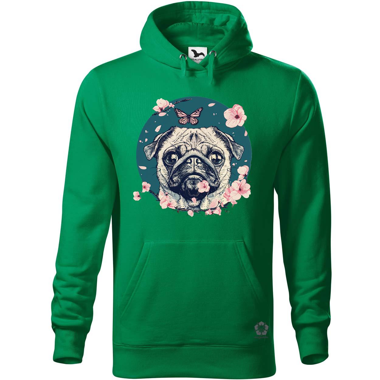 Mopsz és pillangó v2 egyedi  pulóver 