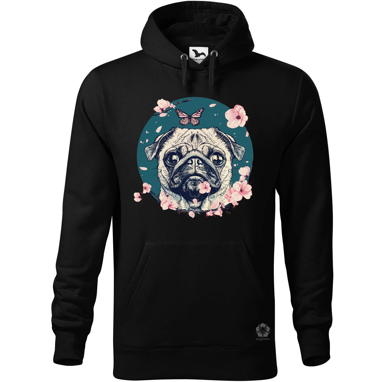 Mopsz és pillangó v2 egyedi  pulóver 