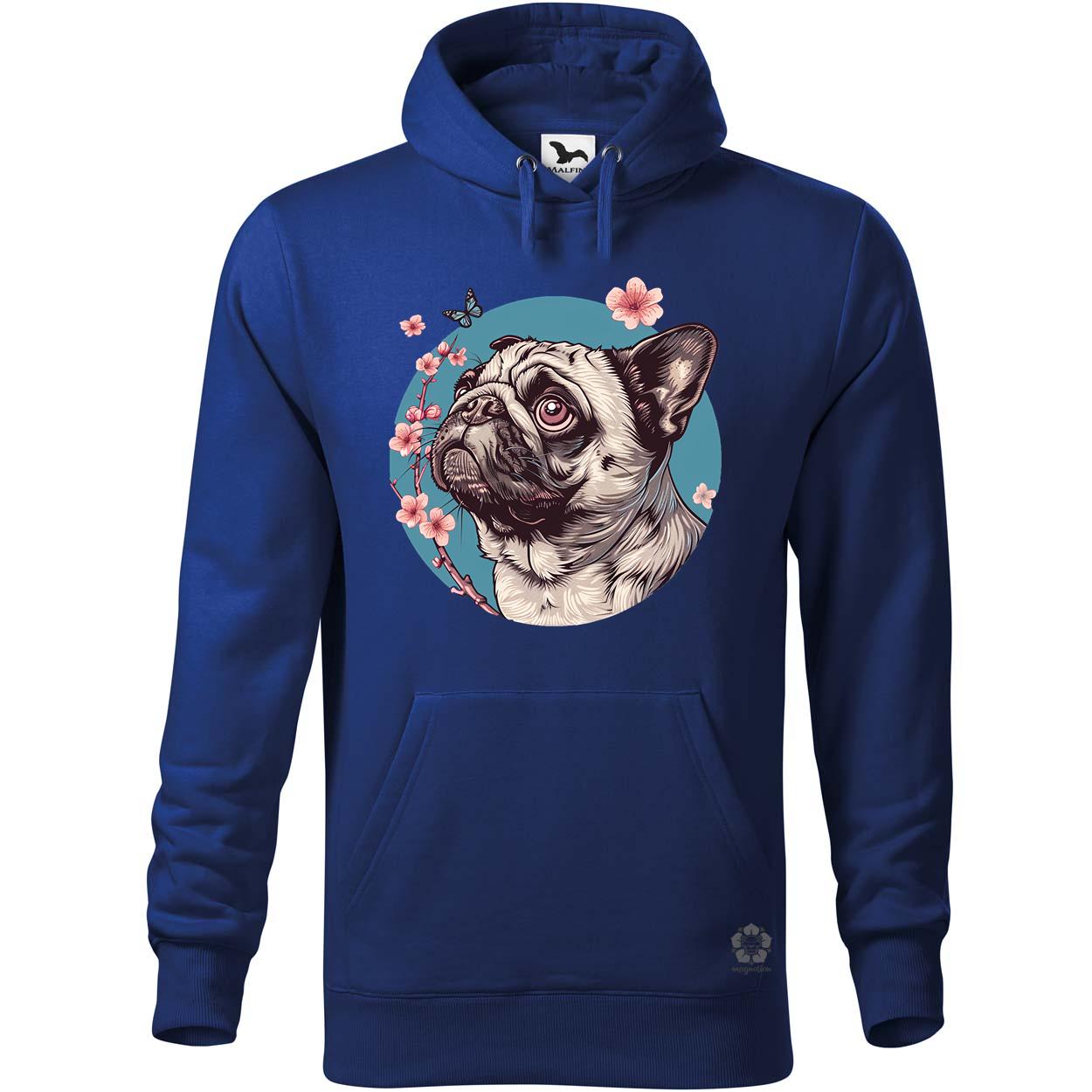 Mopsz és pillangó v4 egyedi  pulóver 