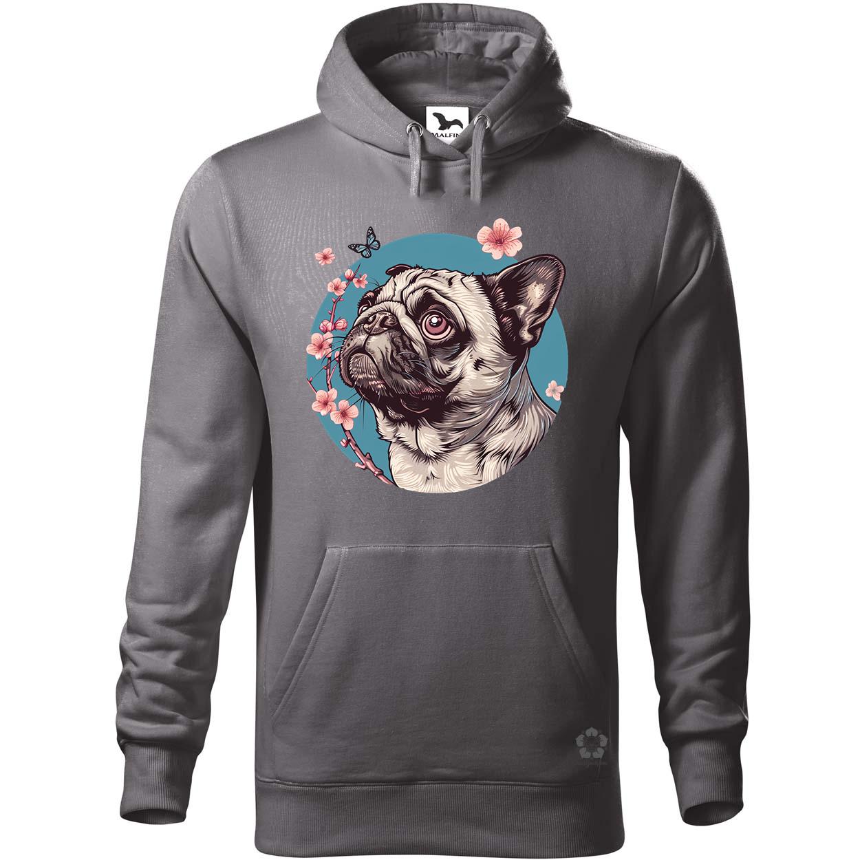 Mopsz és pillangó v4 egyedi  pulóver 