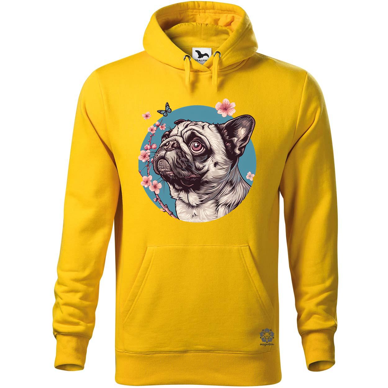 Mopsz és pillangó v4 egyedi  pulóver 
