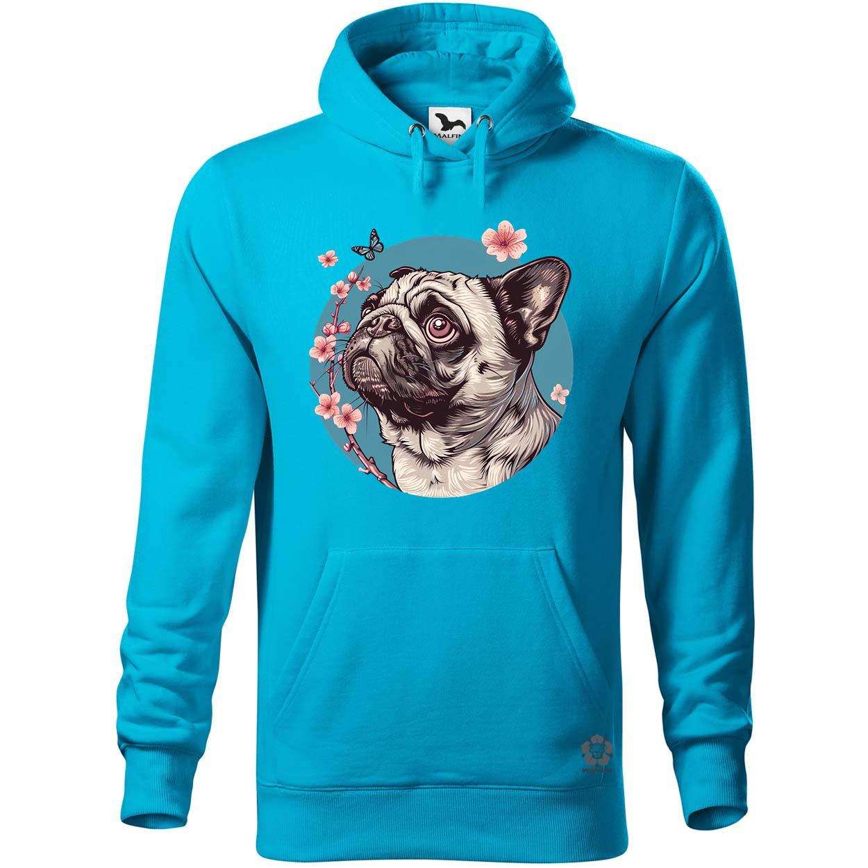 Mopsz és pillangó v4 egyedi  pulóver 