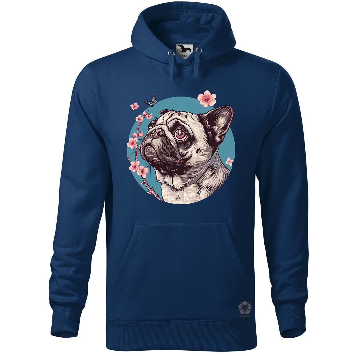 Mopsz és pillangó v4 egyedi  pulóver 