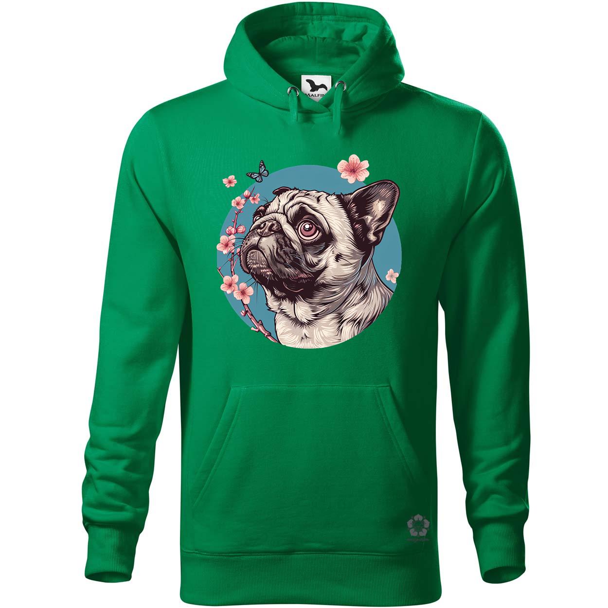 Mopsz és pillangó v4 egyedi  pulóver 