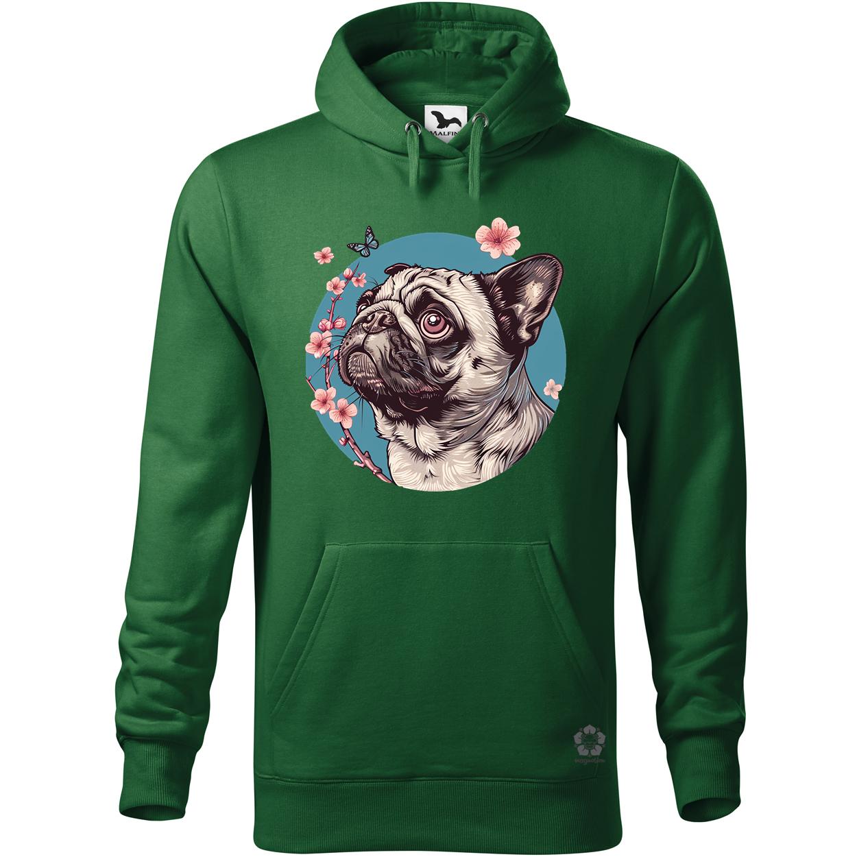 Mopsz és pillangó v4 egyedi  pulóver 