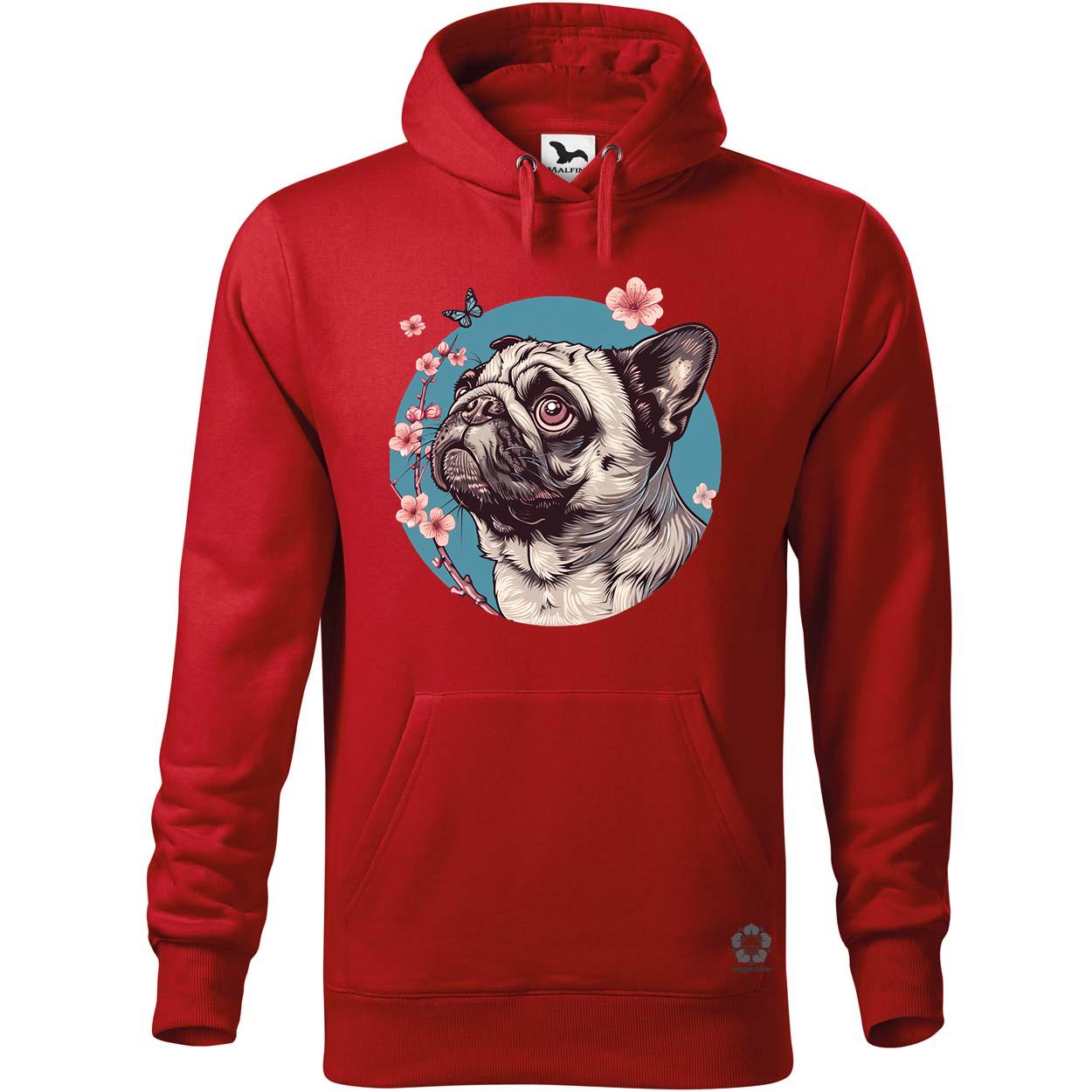 Mopsz és pillangó v4 egyedi  pulóver 