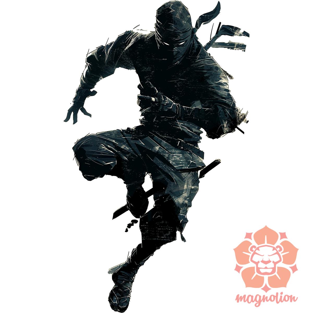 Ninja rajz v3 egyedi  pulóver 