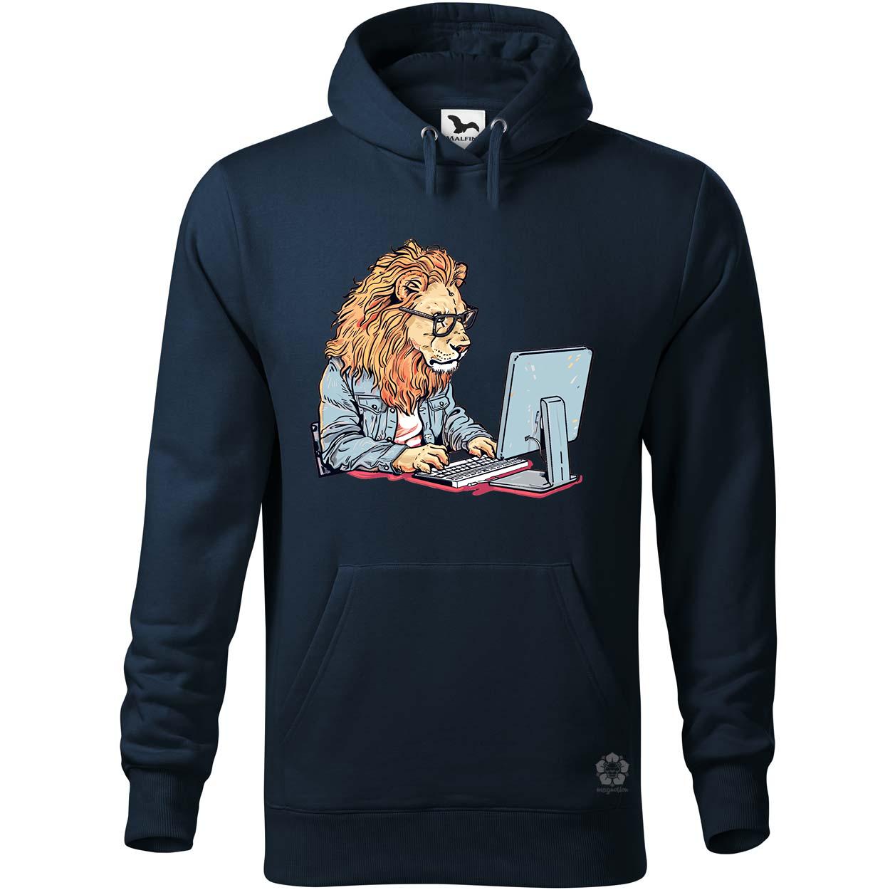 Programozó oroszlán v3 egyedi  pulóver 