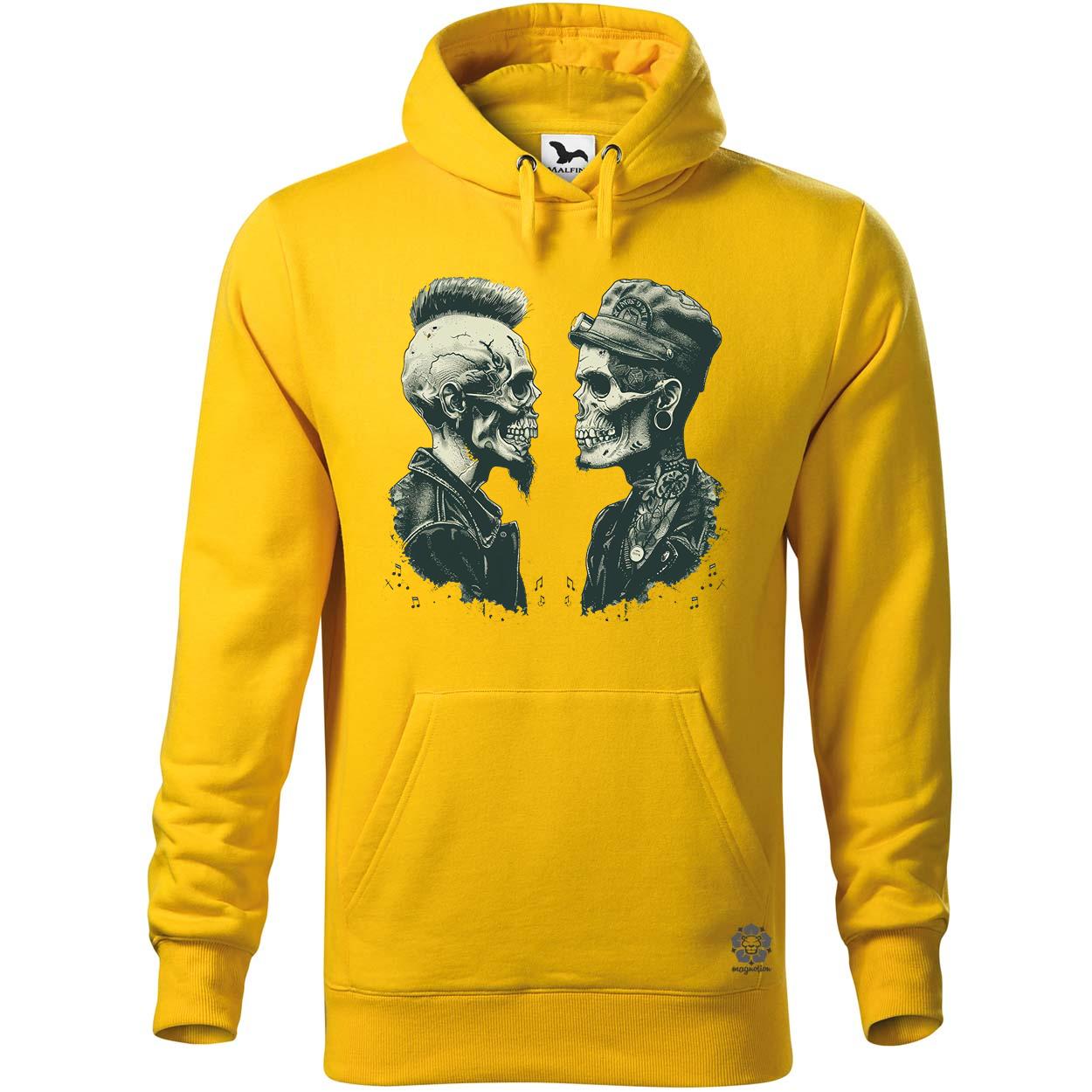 Punk koponyák v1 egyedi  pulóver 