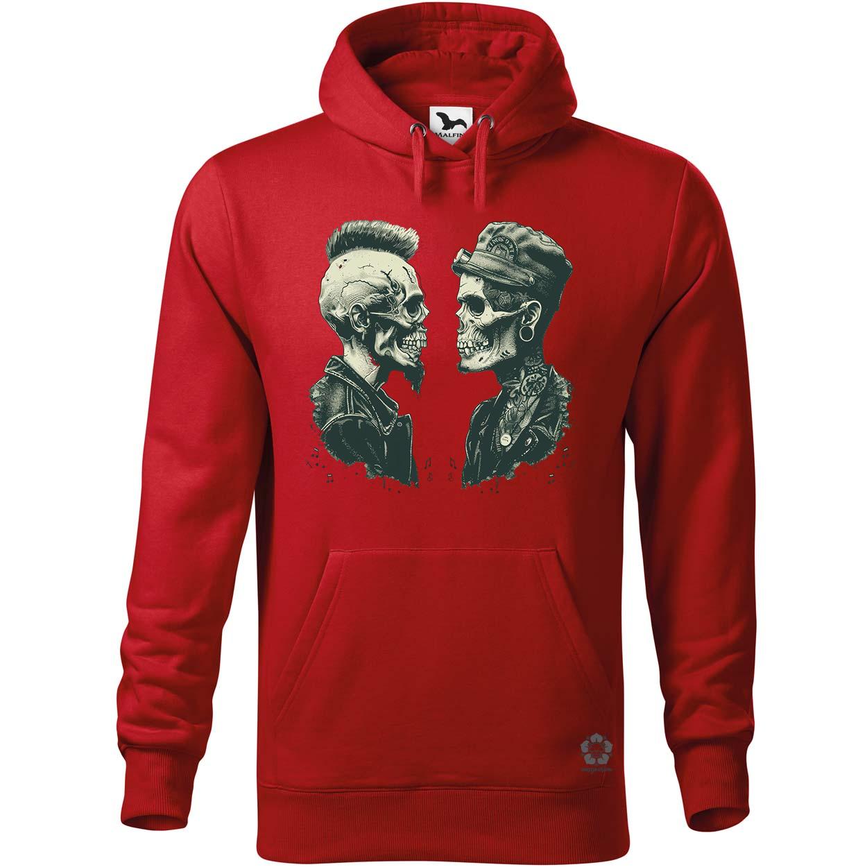 Punk koponyák v1 egyedi  pulóver 