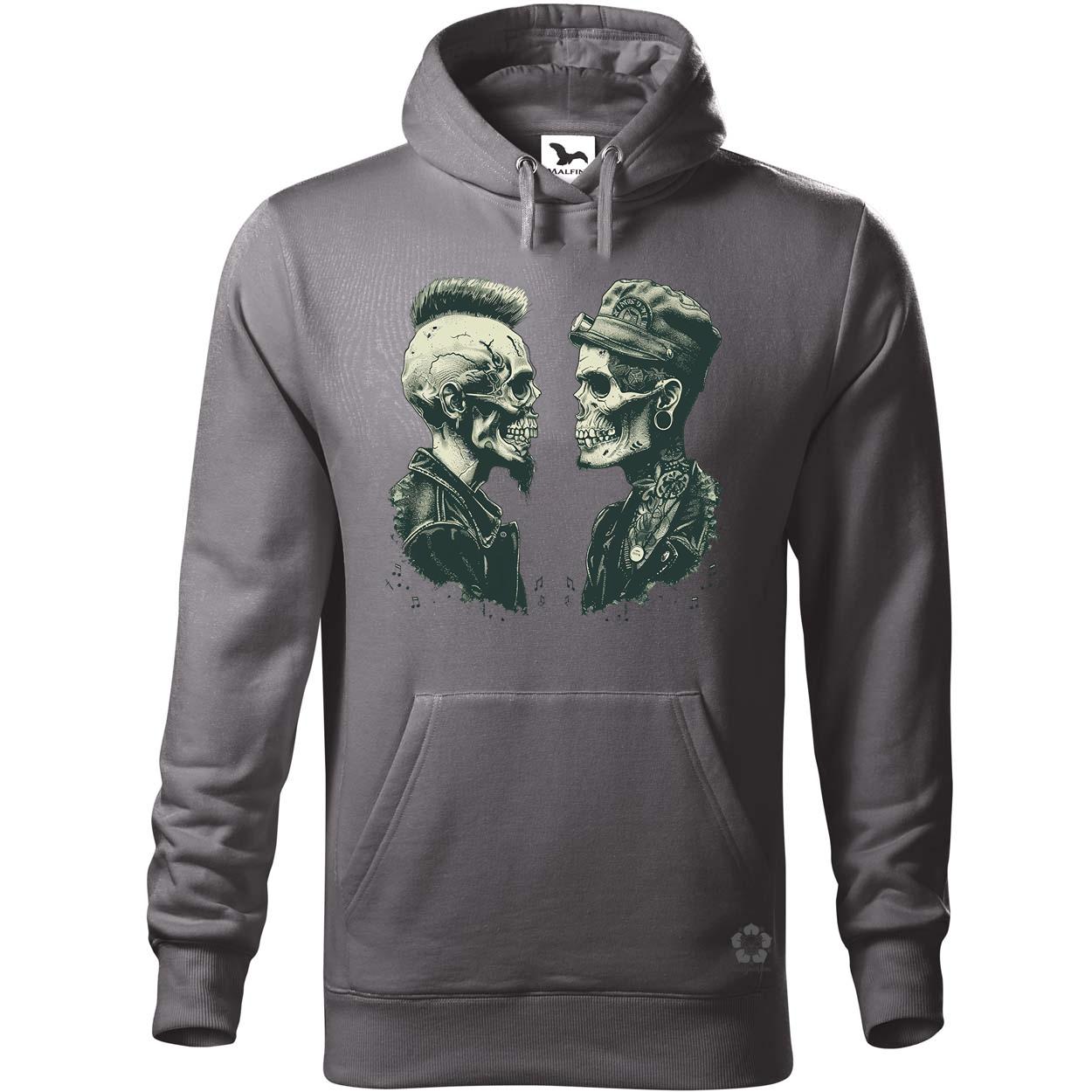 Punk koponyák v1 egyedi  pulóver 
