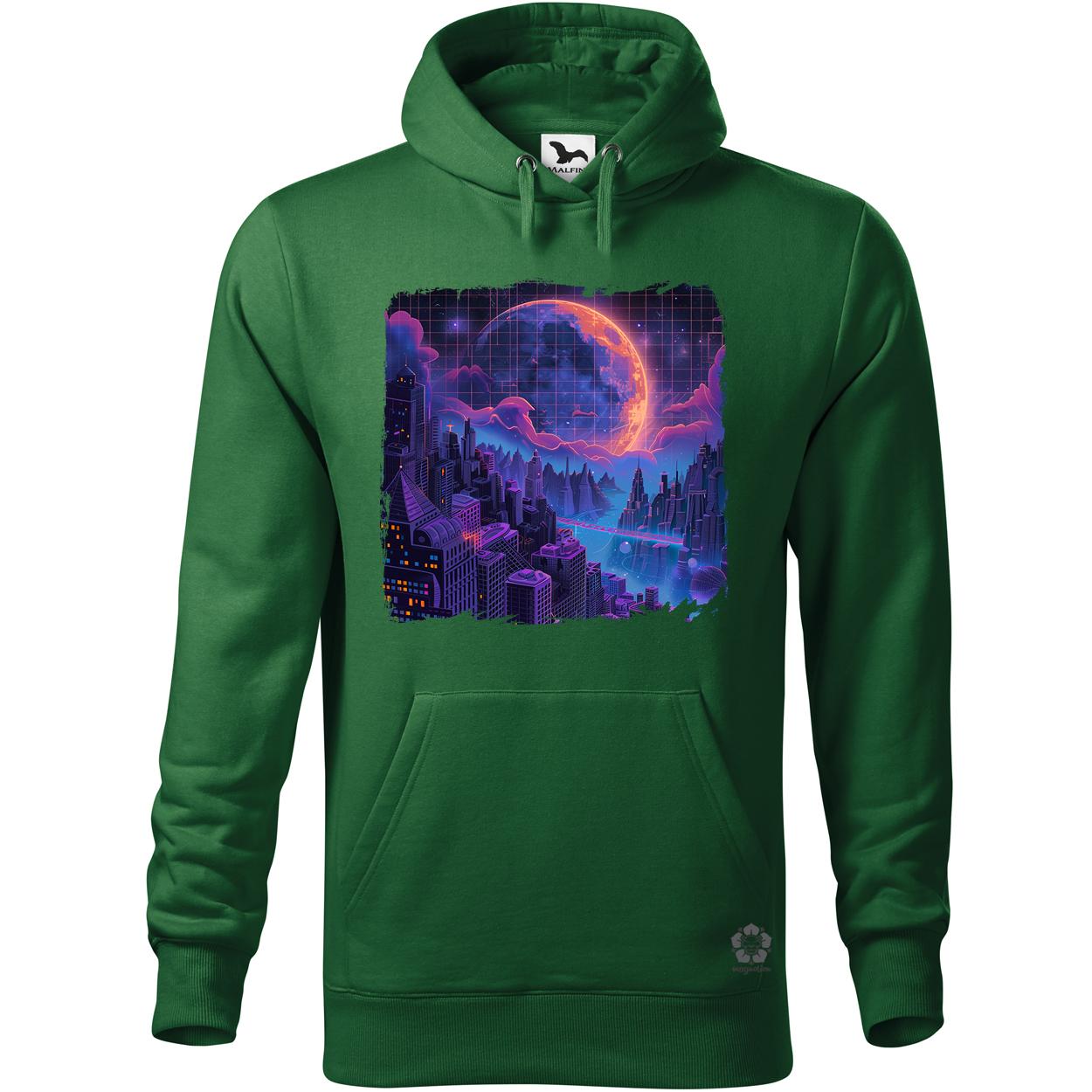 Synthwave hold v2 egyedi  pulóver 