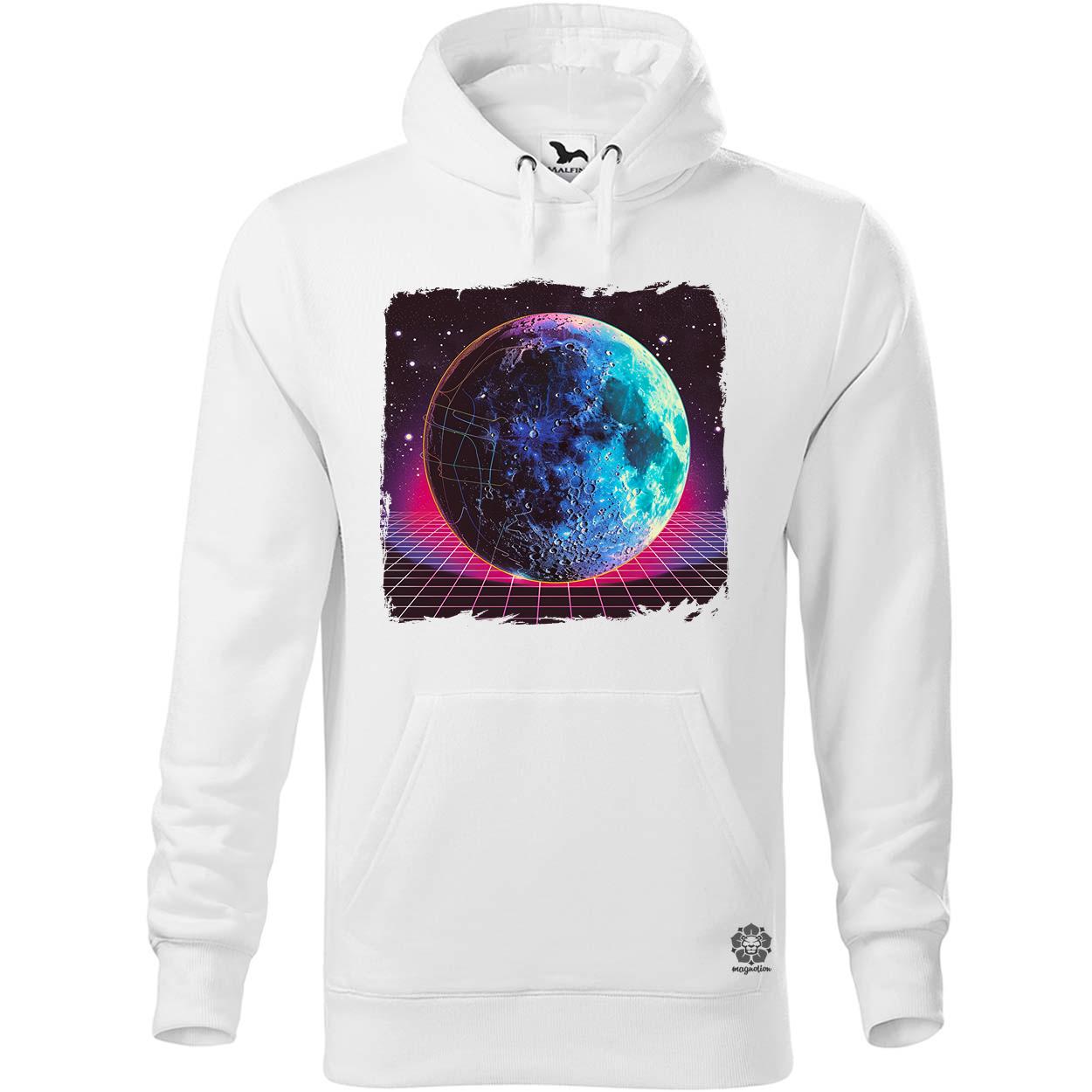 Synthwave hold v3 egyedi  pulóver 