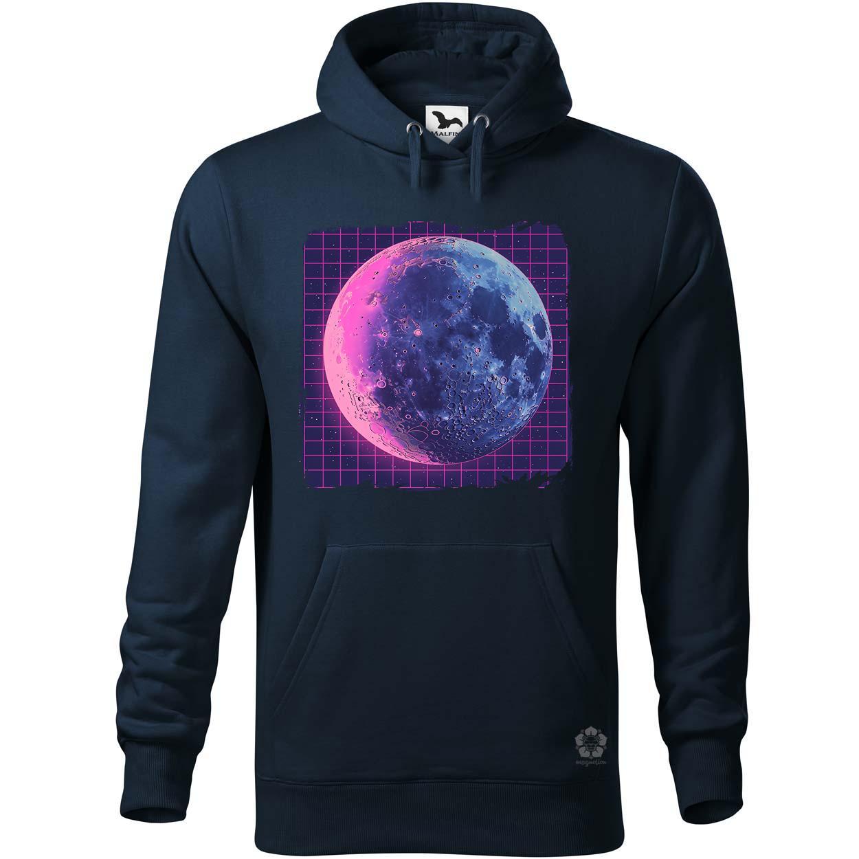 Synthwave hold v4 egyedi  pulóver 