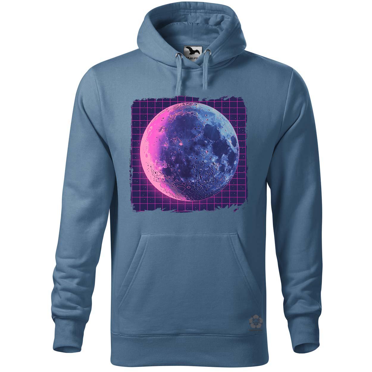 Synthwave hold v4 egyedi  pulóver 