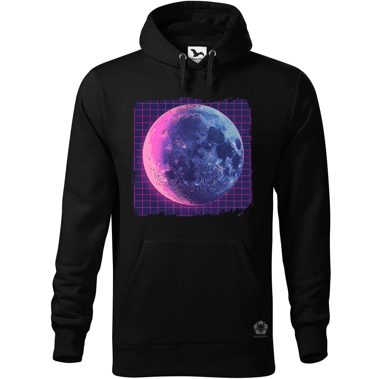 Synthwave hold v4 egyedi  pulóver 