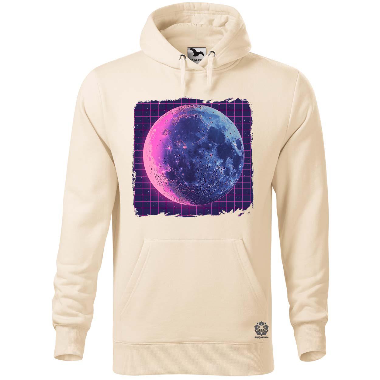 Synthwave hold v4 egyedi  pulóver 