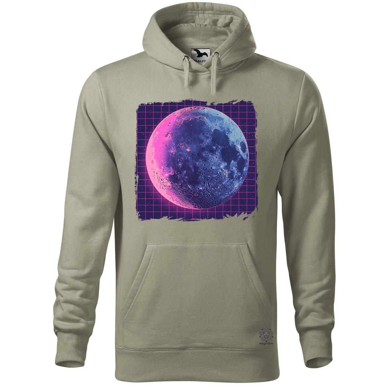 Synthwave hold v4 egyedi  pulóver 