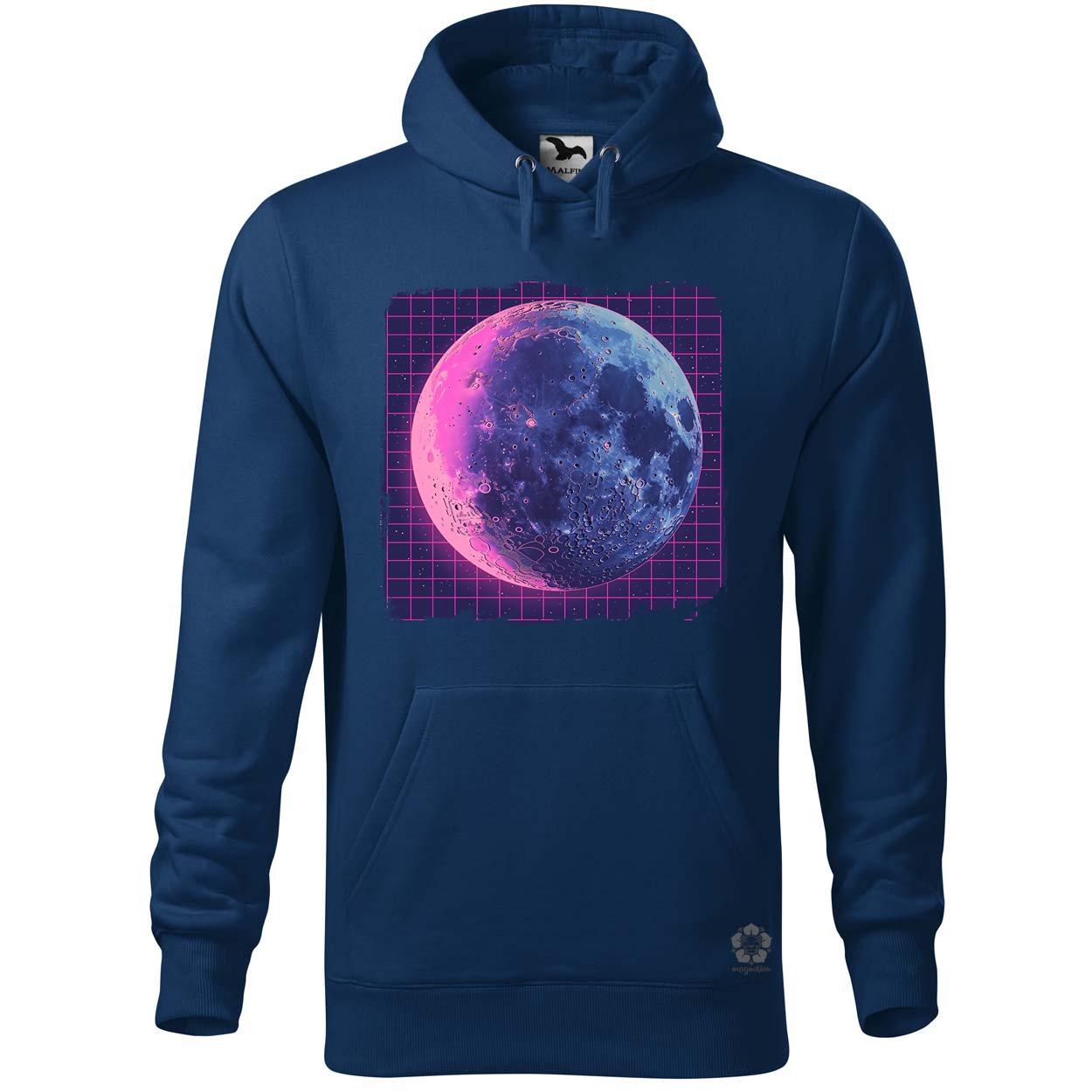 Synthwave hold v4 egyedi  pulóver 