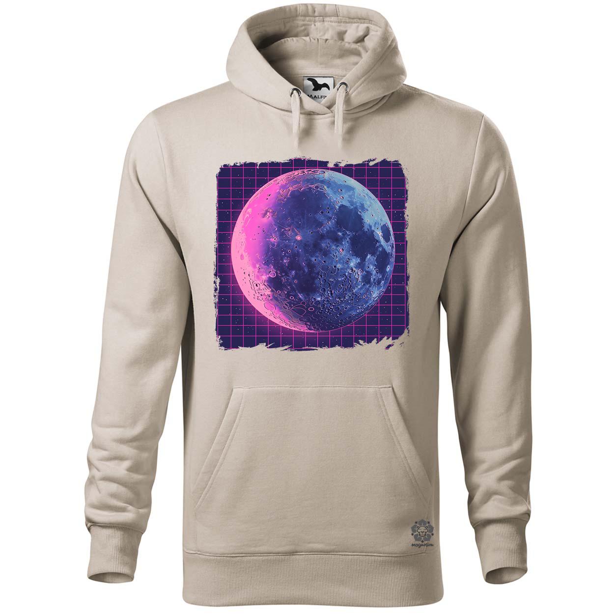 Synthwave hold v4 egyedi  pulóver 