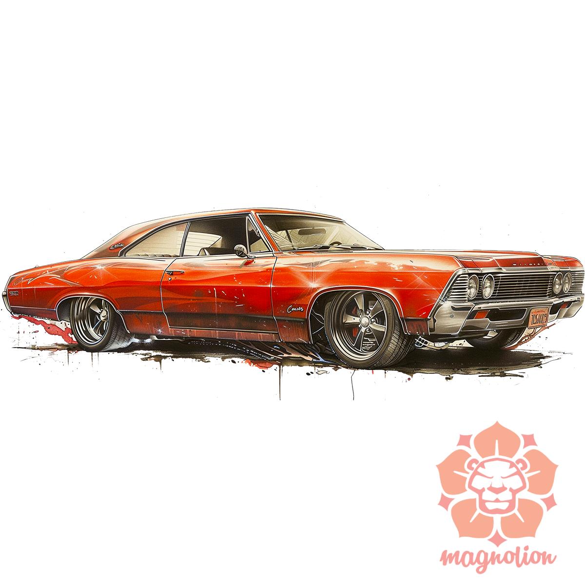 1971 Chevy Impala v1 egyedi  pulóver 