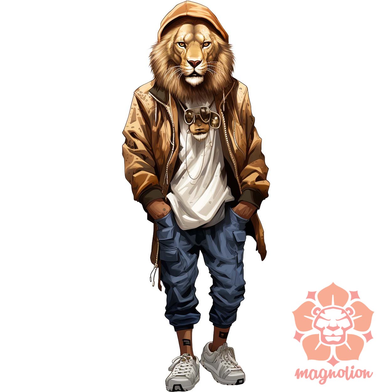 Hiphop oroszlán v3 egyedi  pulóver 