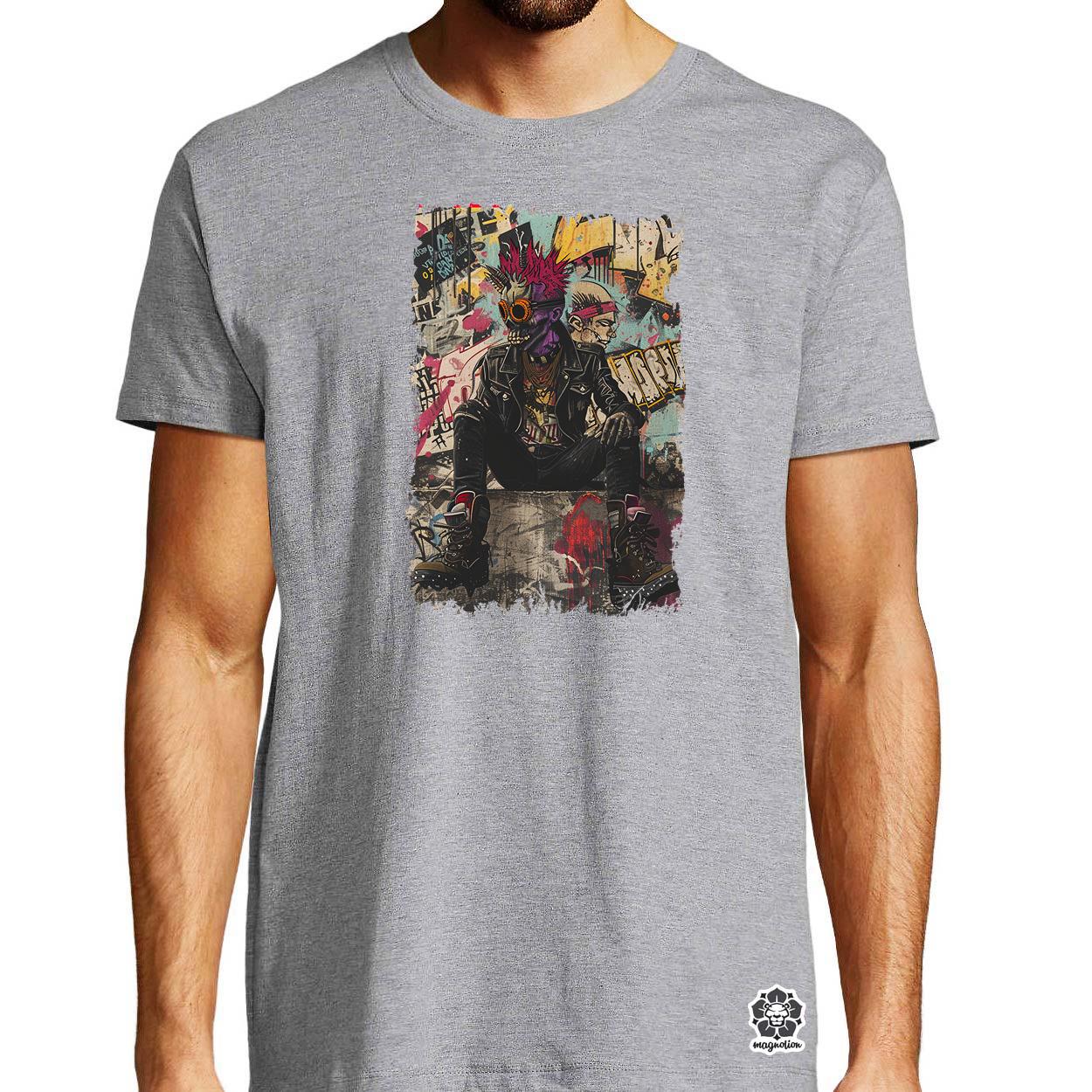 Crust punk poszter v3 egyedi póló 
