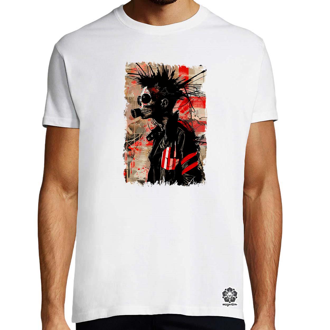 Crust punk poszter v4 egyedi póló 