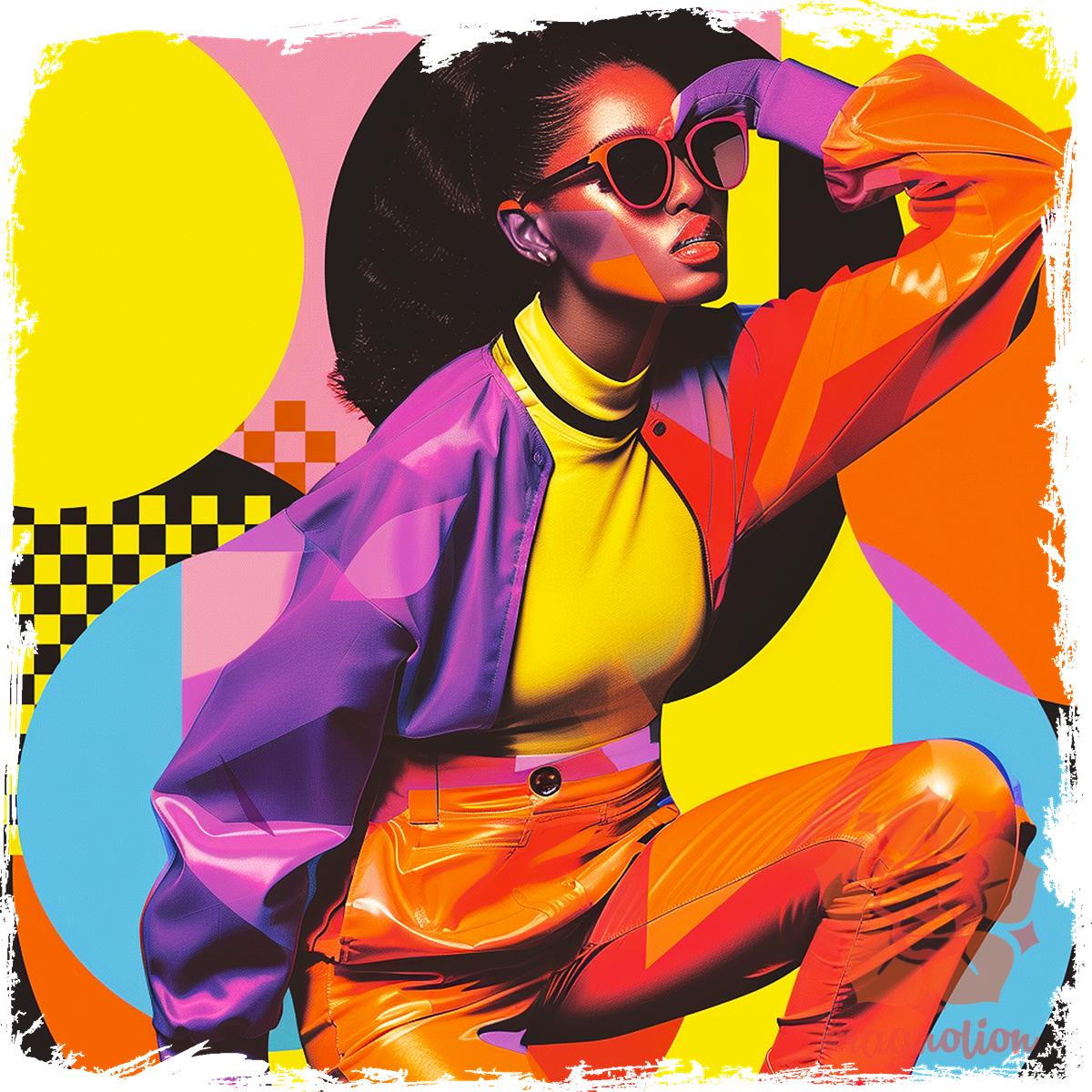 Pop Art divat v1 egyedi póló 