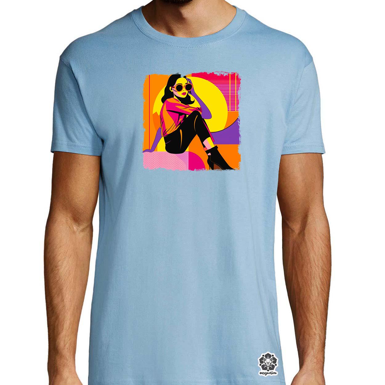 Pop Art divat v2 egyedi póló 