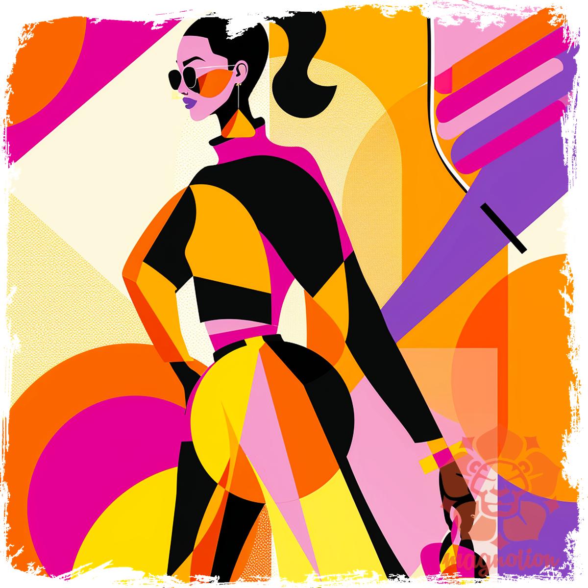 Pop Art divat v8 egyedi póló 