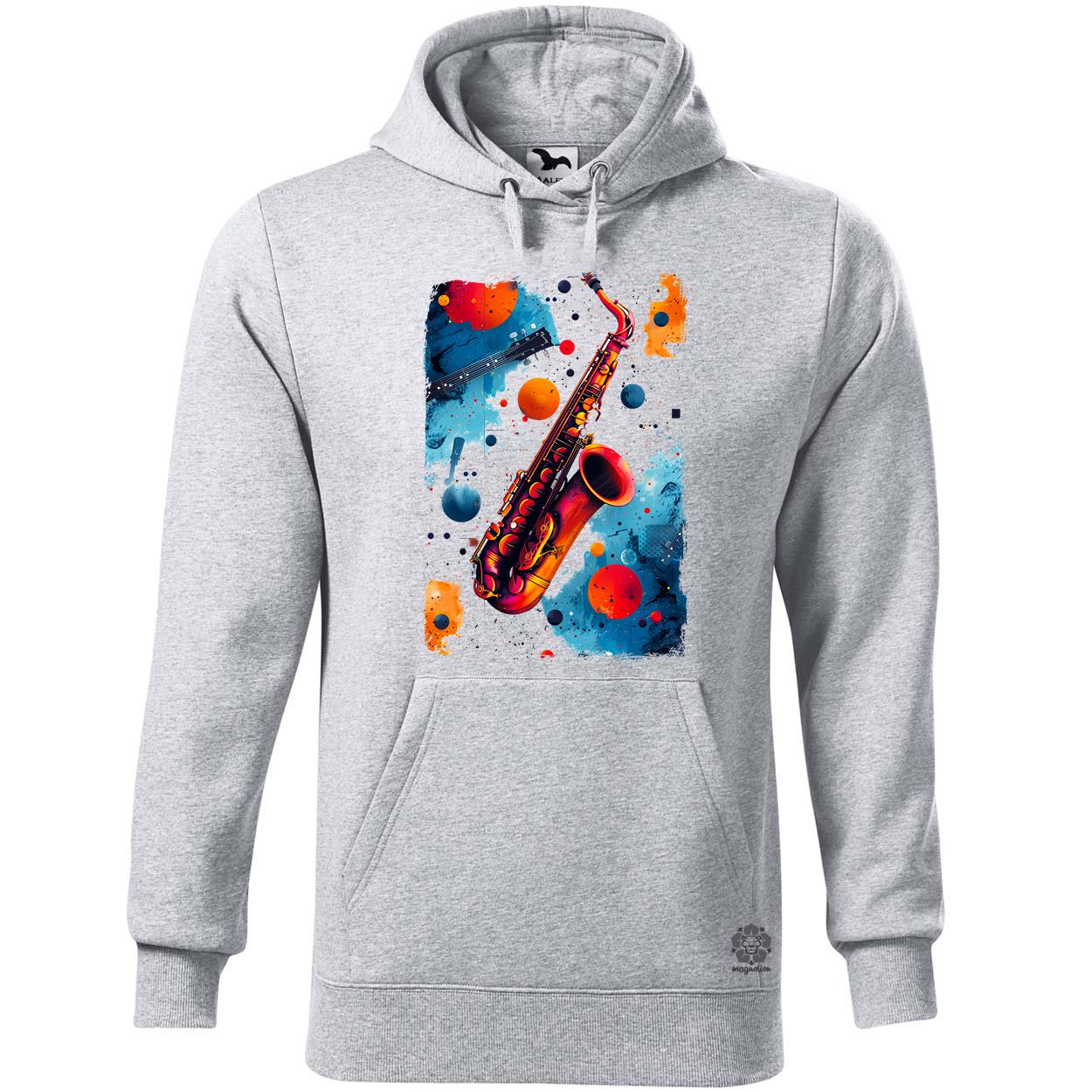 Absztrakt jazz v1 egyedi  pulóver 