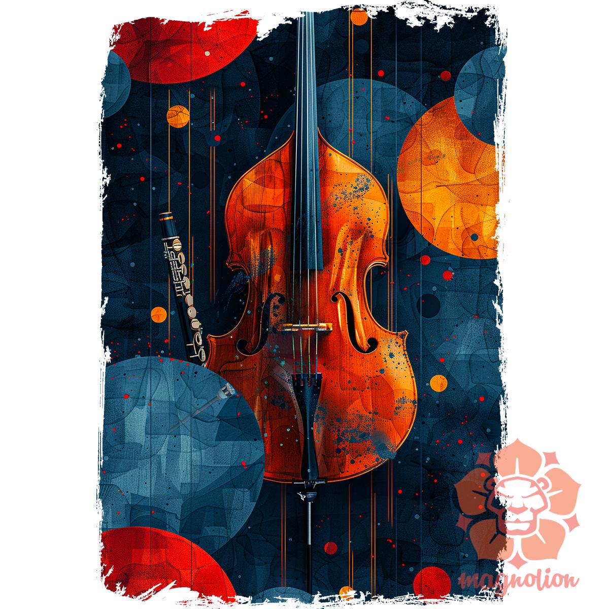 Absztrakt jazz v3 egyedi  pulóver 