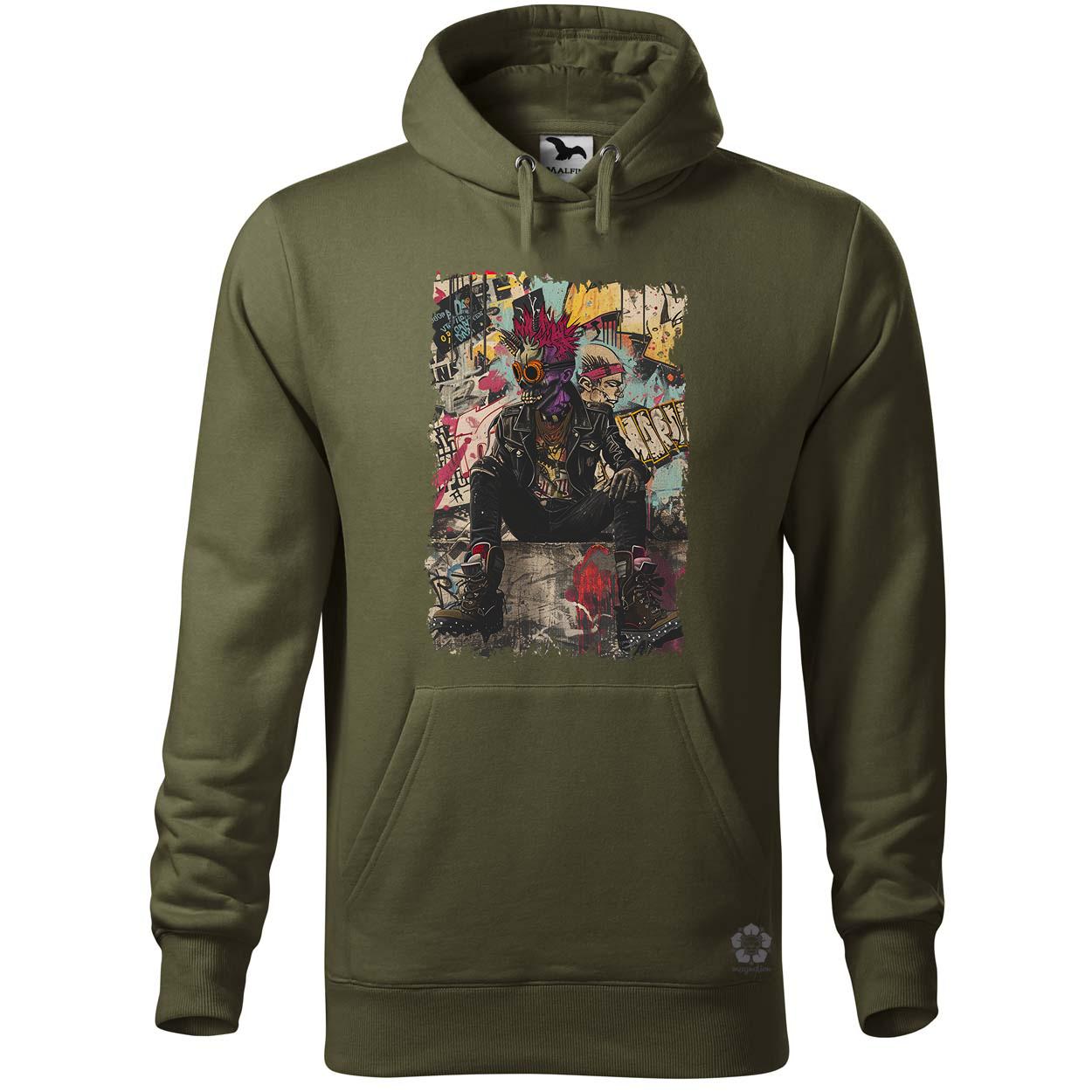 Crust punk poszter v3 egyedi  pulóver 