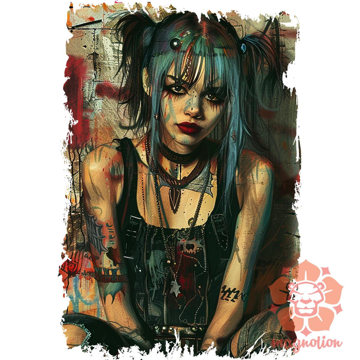 Crust punk poszter v7 egyedi  pulóver 
