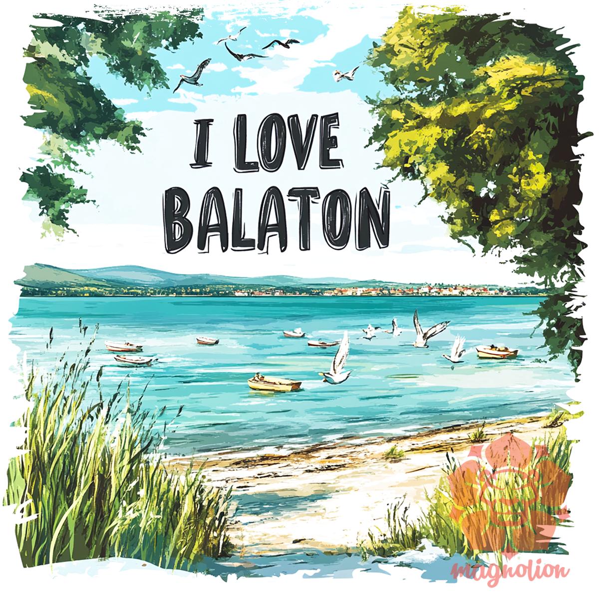 Love Balaton v12 egyedi póló 