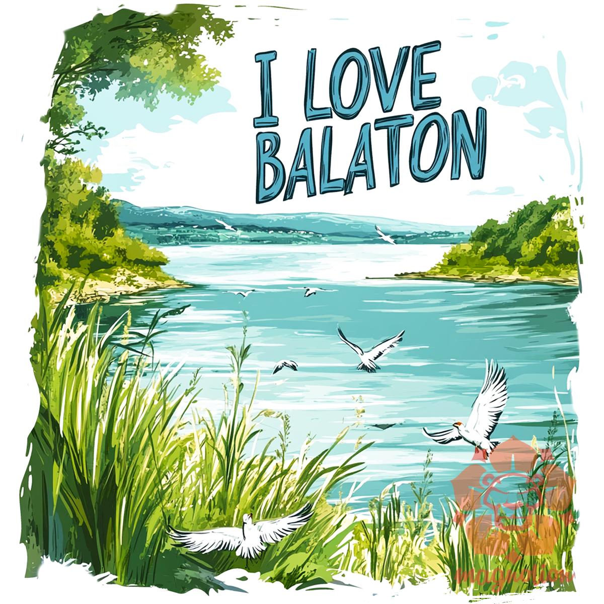 Love Balaton v15 egyedi póló 