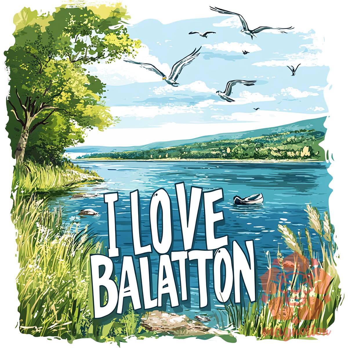 Love Balaton v22 egyedi póló 