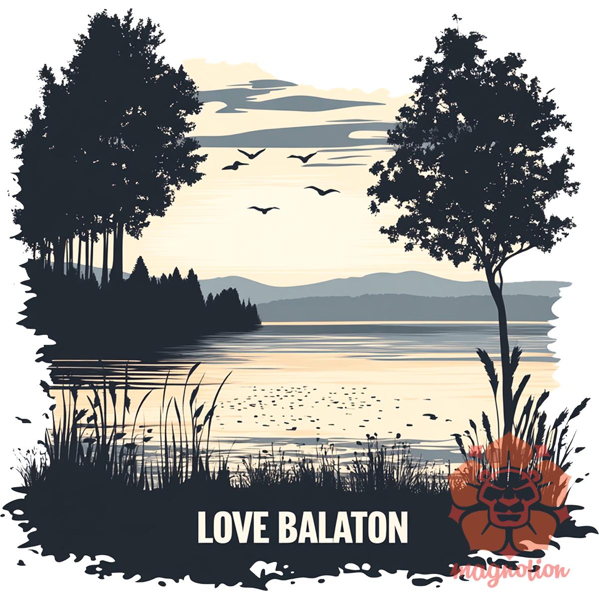 Love Balaton v30 egyedi póló 