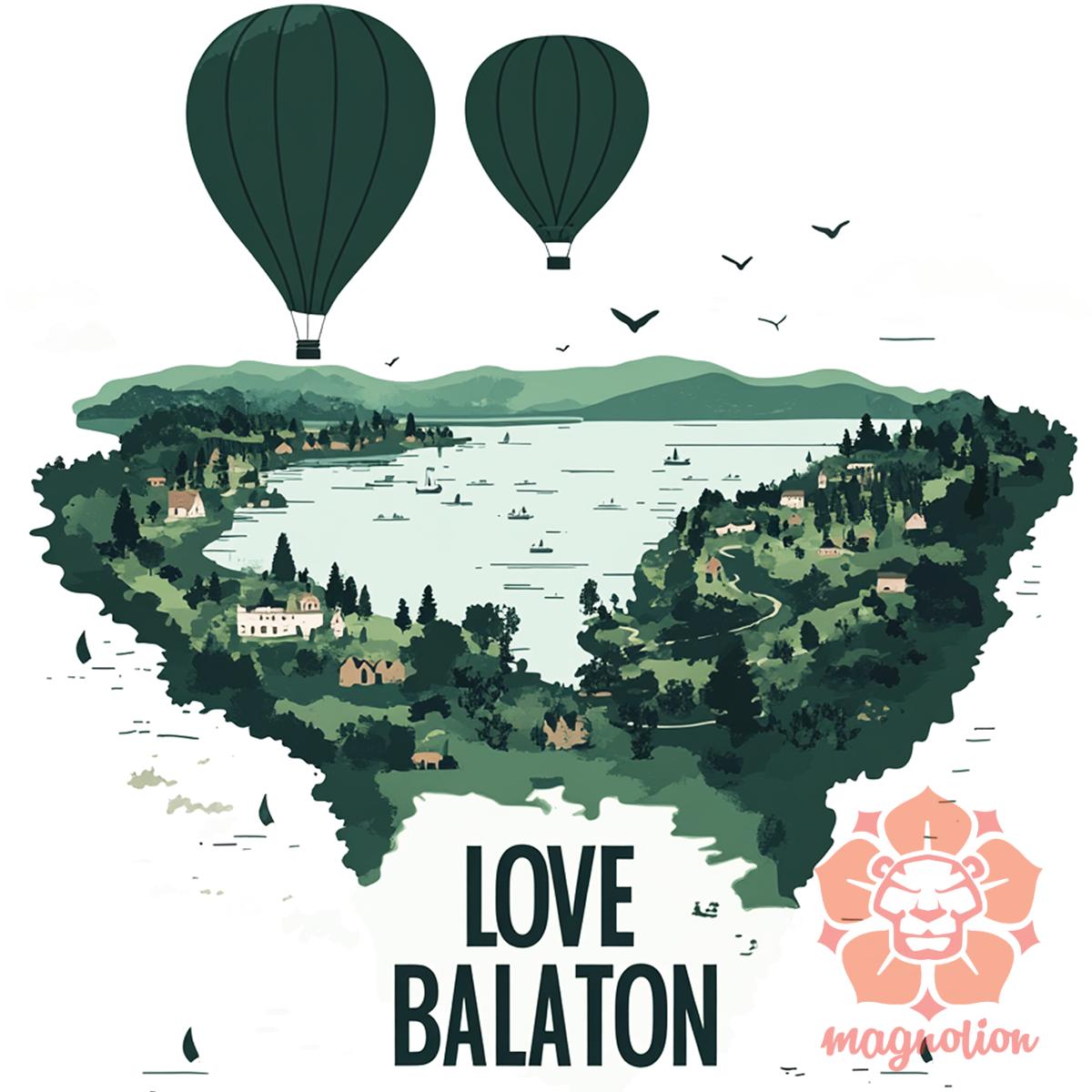 Love Balaton v45 egyedi póló 