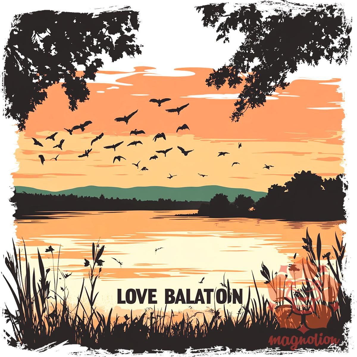 Love Balaton v50 egyedi póló 