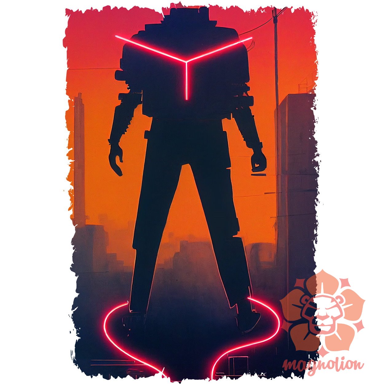 Cyberpunk Terminator v2 egyedi póló 