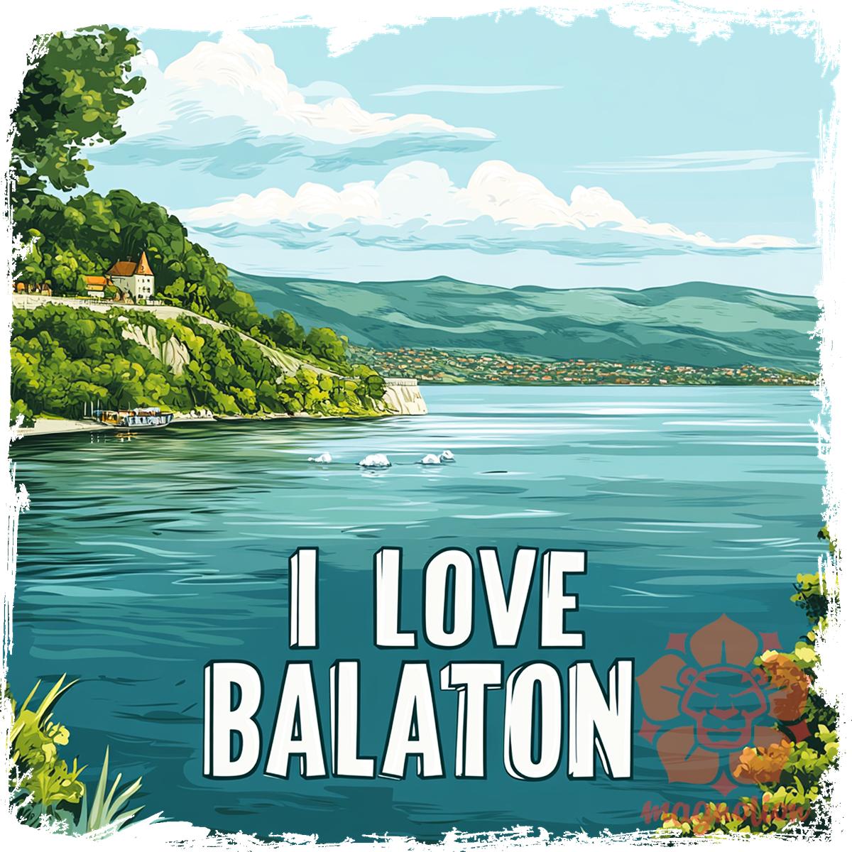 Love Balaton v7 egyedi póló 