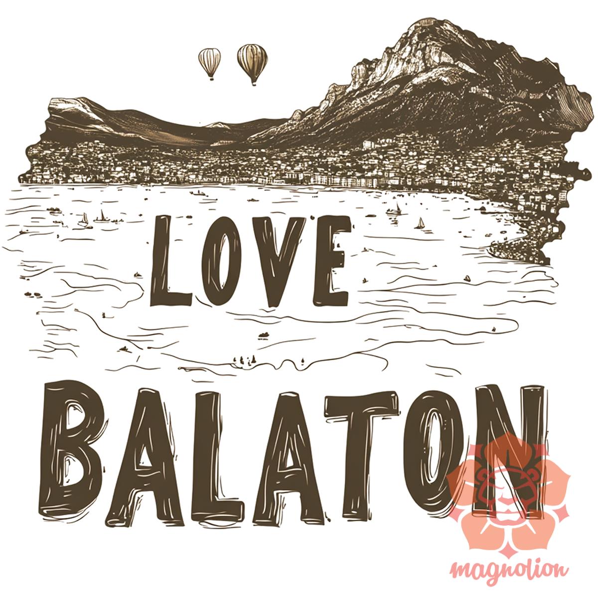 Love Balaton v72 egyedi póló 