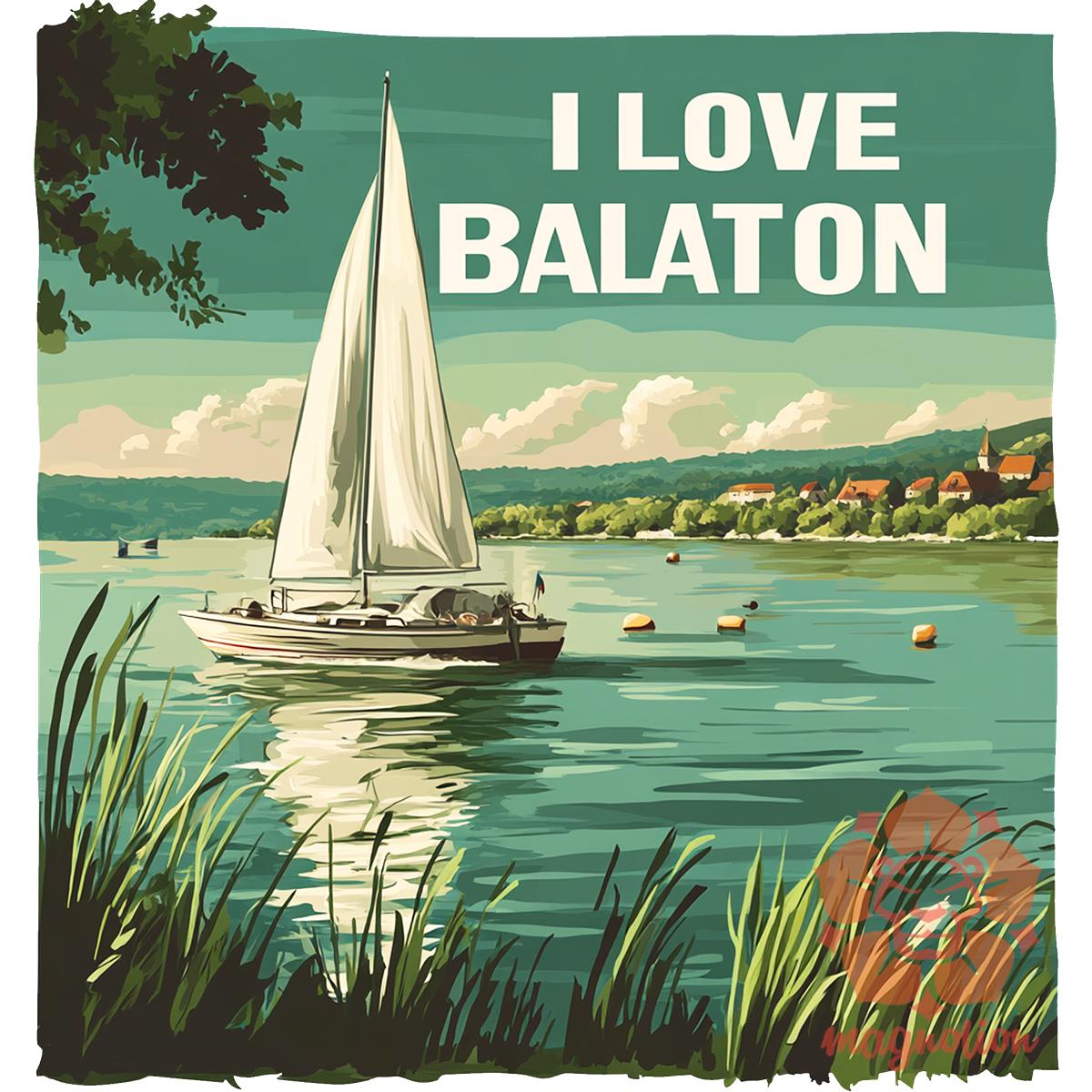 Love Balaton v9 egyedi póló 