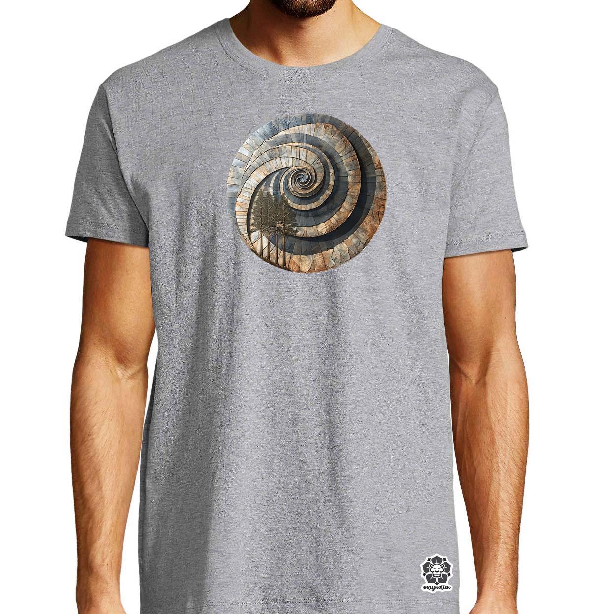Fibonacci fákkal v1 egyedi póló 