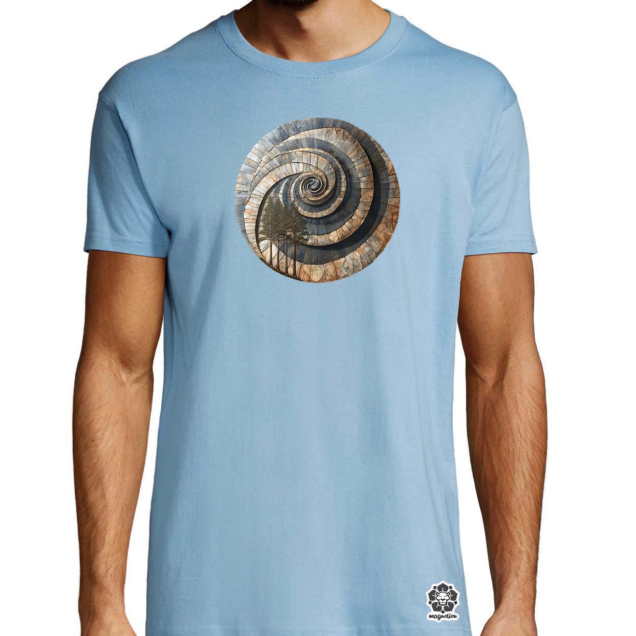 Fibonacci fákkal v1 egyedi póló 
